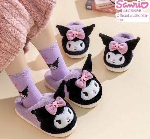 Pantufla Kuromi 34a39 Importadas  Suela Costurada Livianas