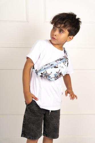 Riñoneras  Infantiles Niños Personajes  Sublimada Accesorios Moda Lanzamiento Actual - Miniatura 8