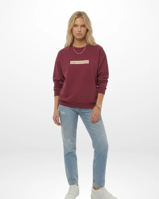 Art 25i801 Buzo Oversize Cuello Redondo Frizado C/ Stampa