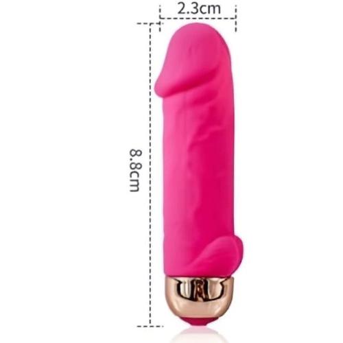 Vibrador Pene Glande Clítoris 10 Modos Usb Pareja - Miniatura 5