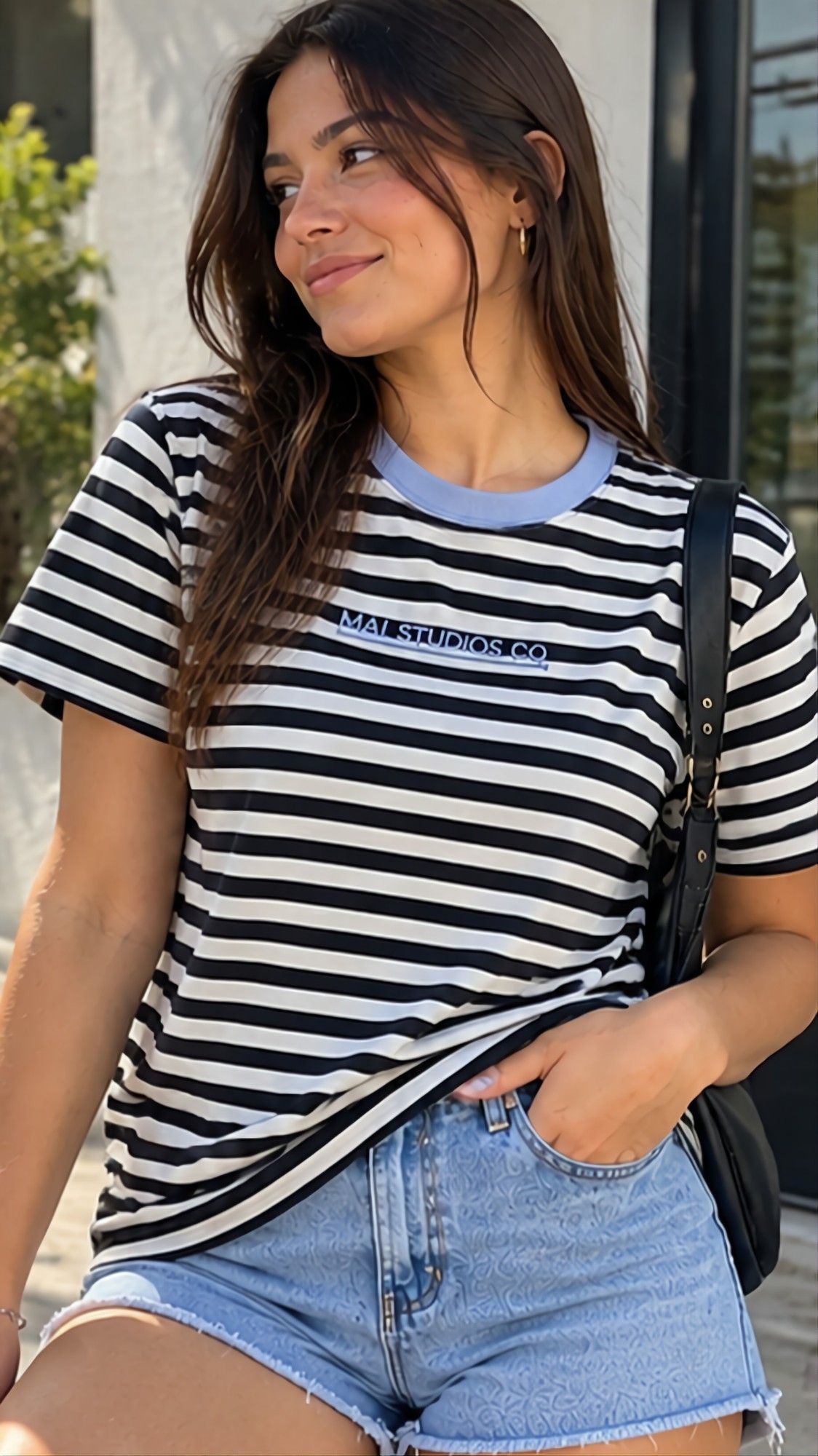 Remera Combinada Algodón Peinado - Imagen 2