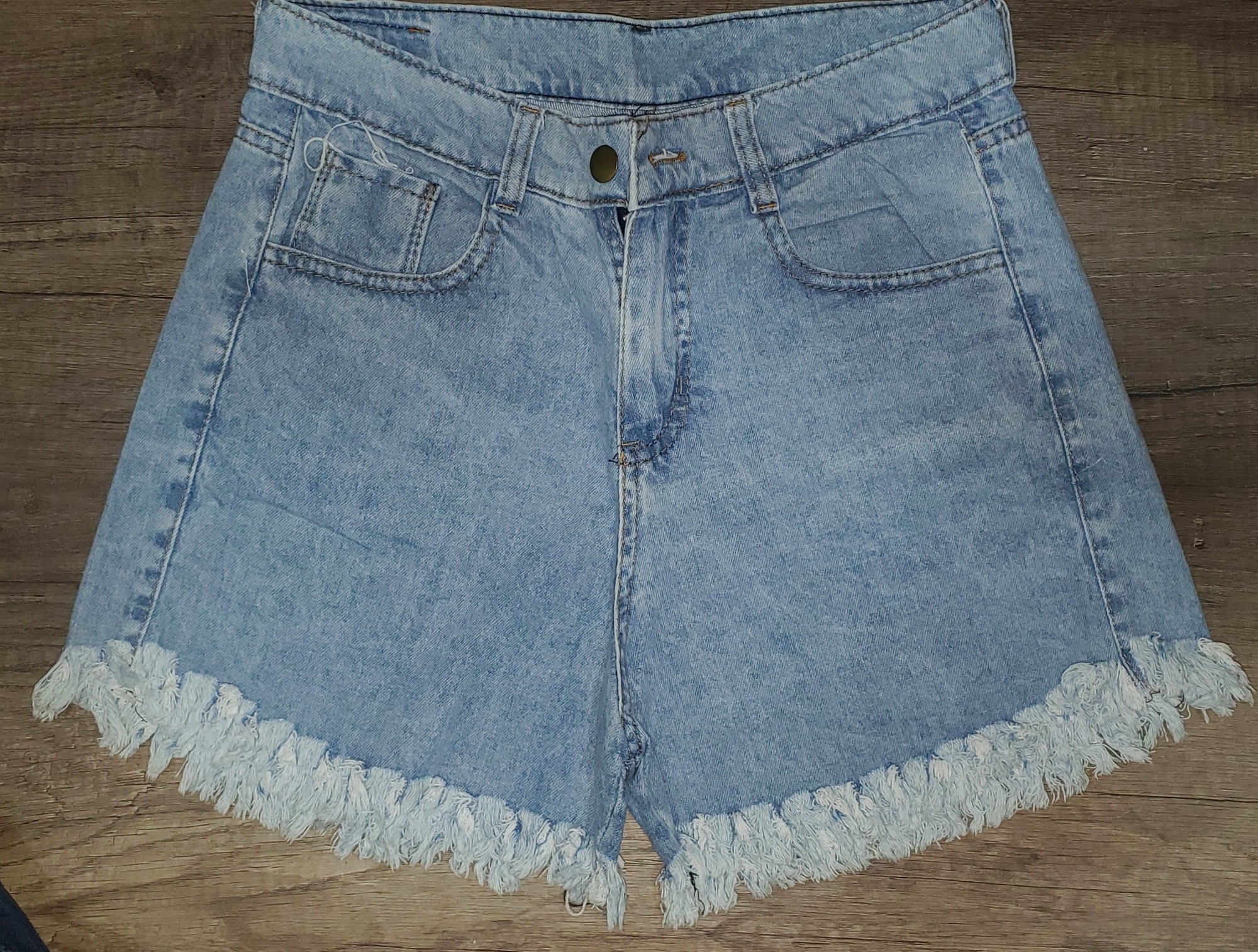 Short Jean Mom Brillos - Imagen 6