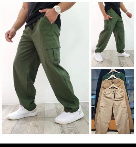 Pantalones Cargo Rectos