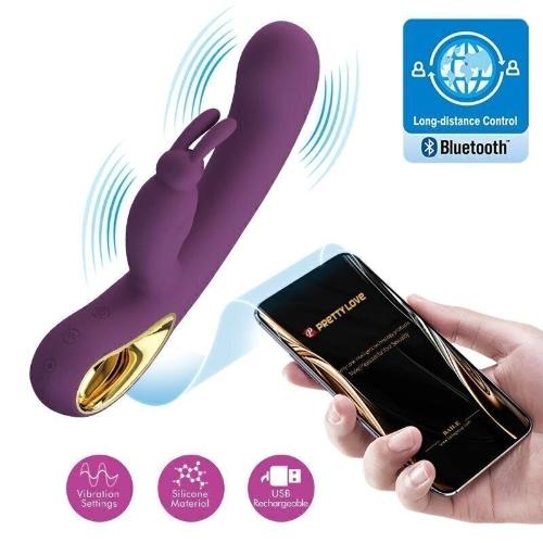 Vibrador Doble Estimulacion con App Pretty Love Liam - Miniatura 4