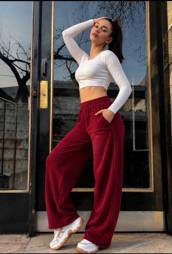 Pantalon Plush Palazo