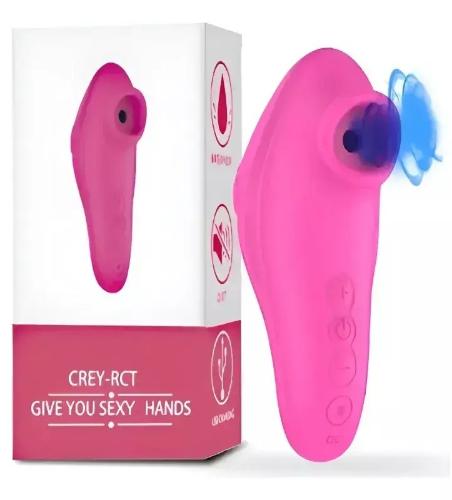 Vibrador Succionador Clitoris Usb Recargable Rosa