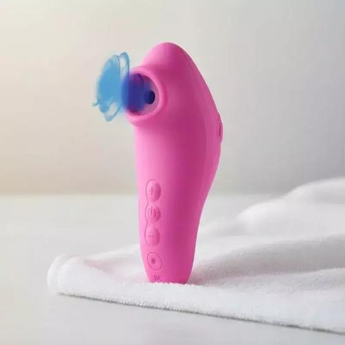 Vibrador Succionador Clitoris Usb Recargable Rosa - Miniatura 3