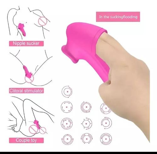 Vibrador Succionador Clitoris Usb Recargable Rosa - Miniatura 5