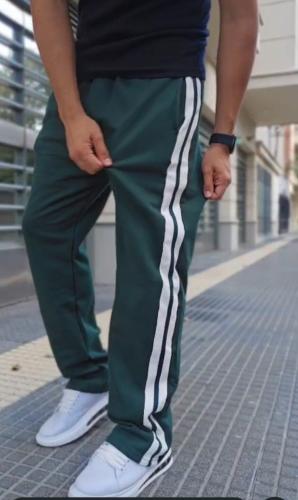 Pantalon Combinado Recto Frizado Talle 1al6 - Miniatura 3