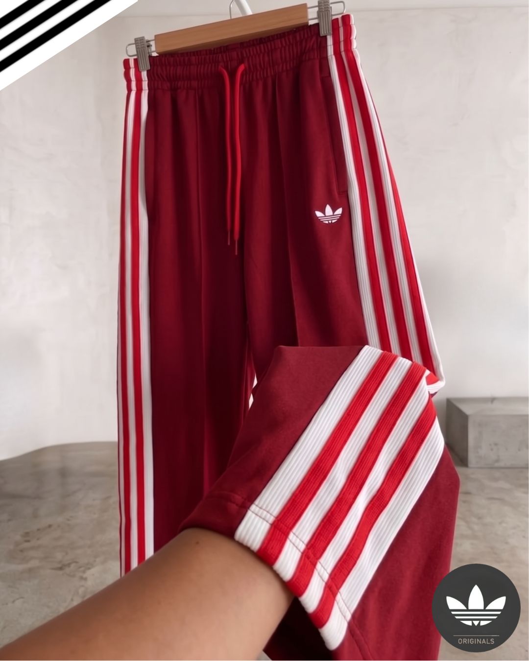 Maxi Palazzo Adi Franja Lycra Frisa - Liquidacion Ultimos - ROJO.jpg