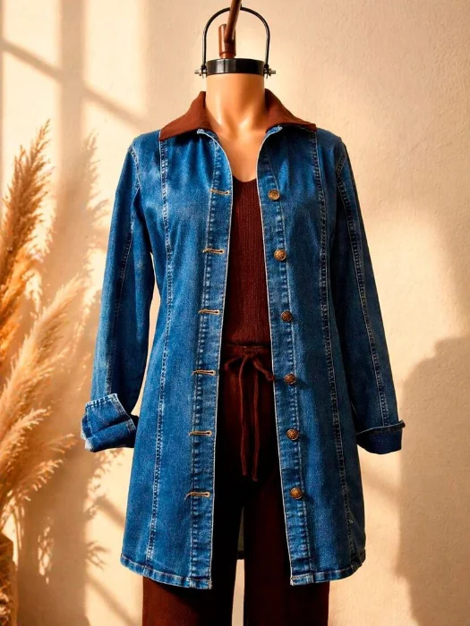 Saco de Jeans Tendencia Invierno
