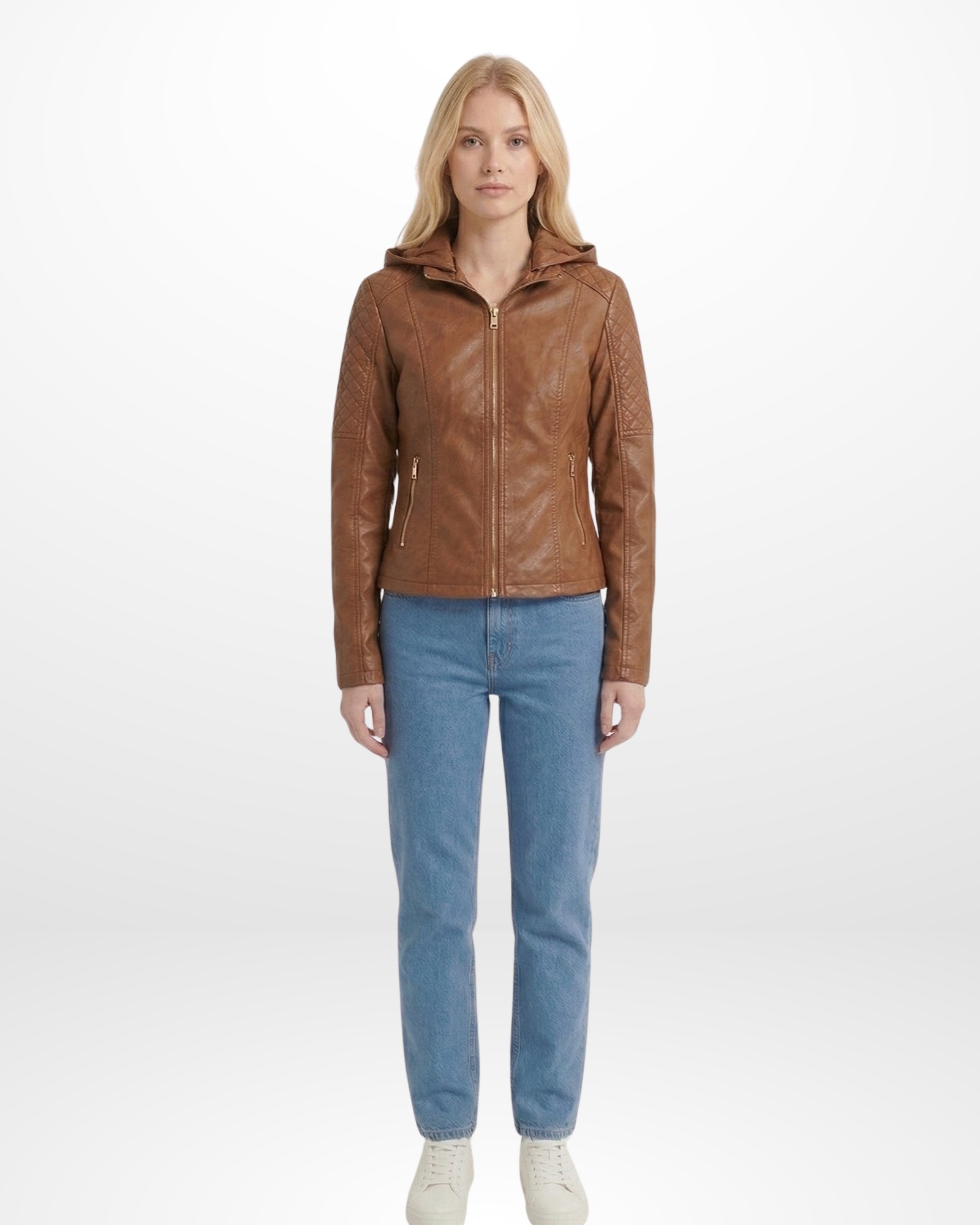 Art 25i386 Campera Ecocuero C/capucha - Imagen 2
