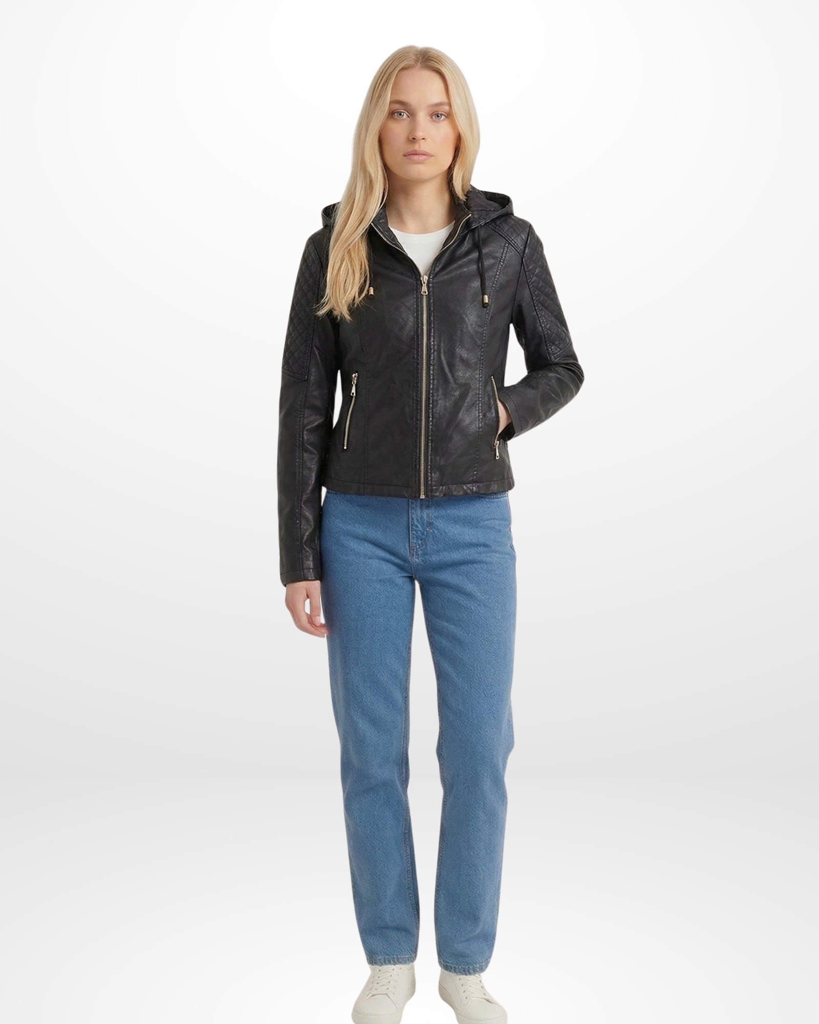 Art 25i386 Campera Ecocuero C/capucha - Imagen 3