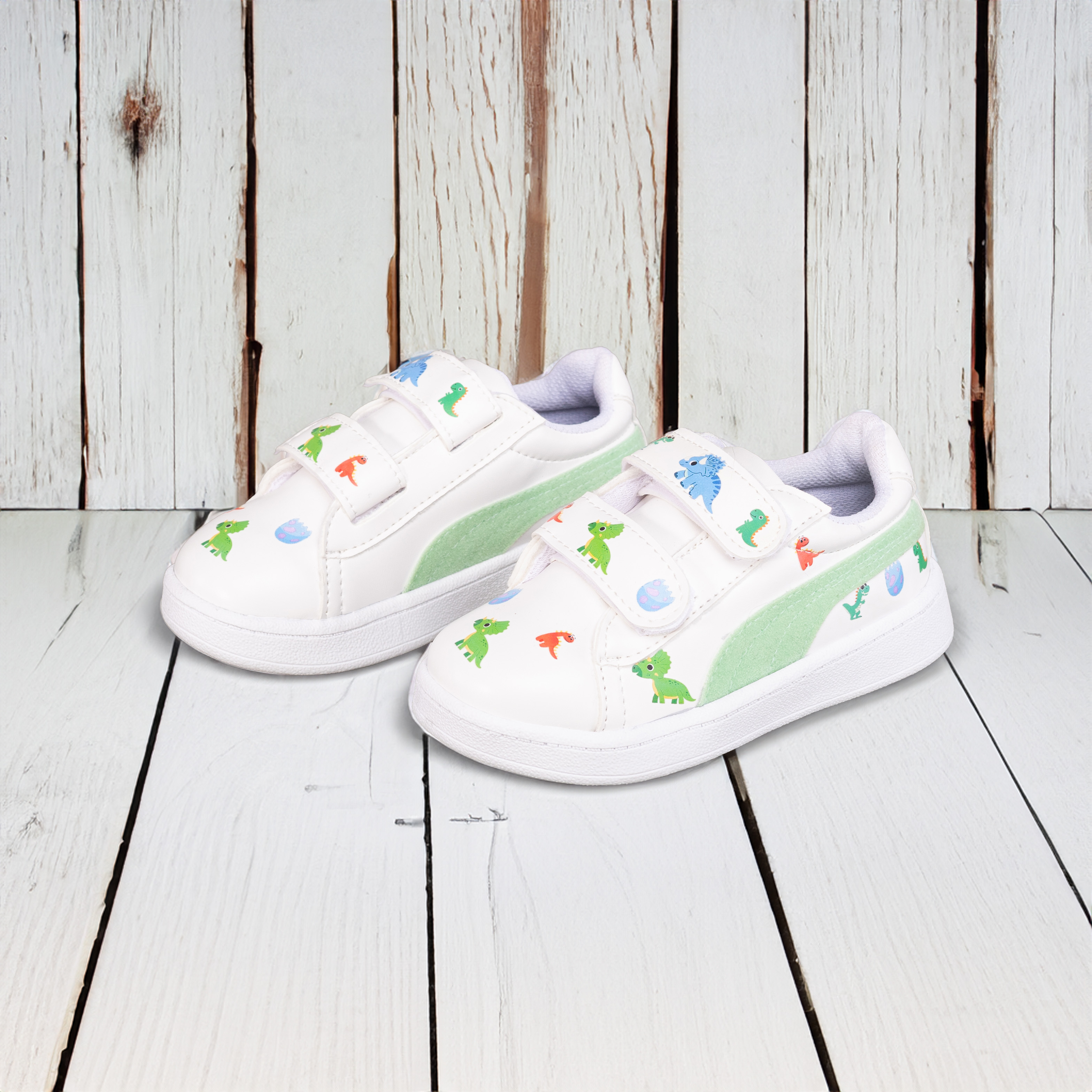 Zapatillas Kids Dinosaurios Divertidos Calce Fácil con Abrojo Livianas Tendencia - 03.jpg