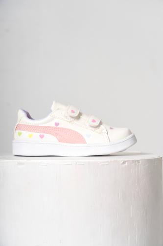 Zapatillas Niña Nenas Corazones Pasteles Ecocuero con Abrojos Cómodas Livianas - Miniatura 8