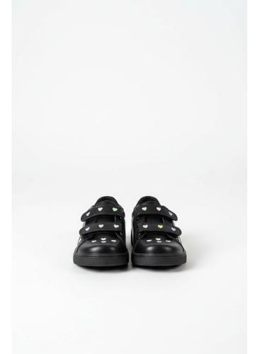 Zapatillas Cora Nena Ecocuero Durabilidad Estilo Corazones Doble Abrojo Calidad