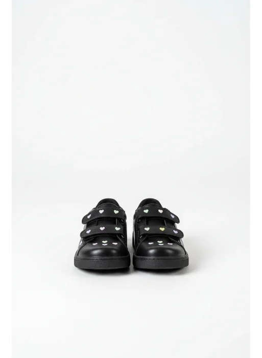 Zapatillas Cora Nena Ecocuero Durabilidad Estilo Corazones Doble Abrojo Calidad