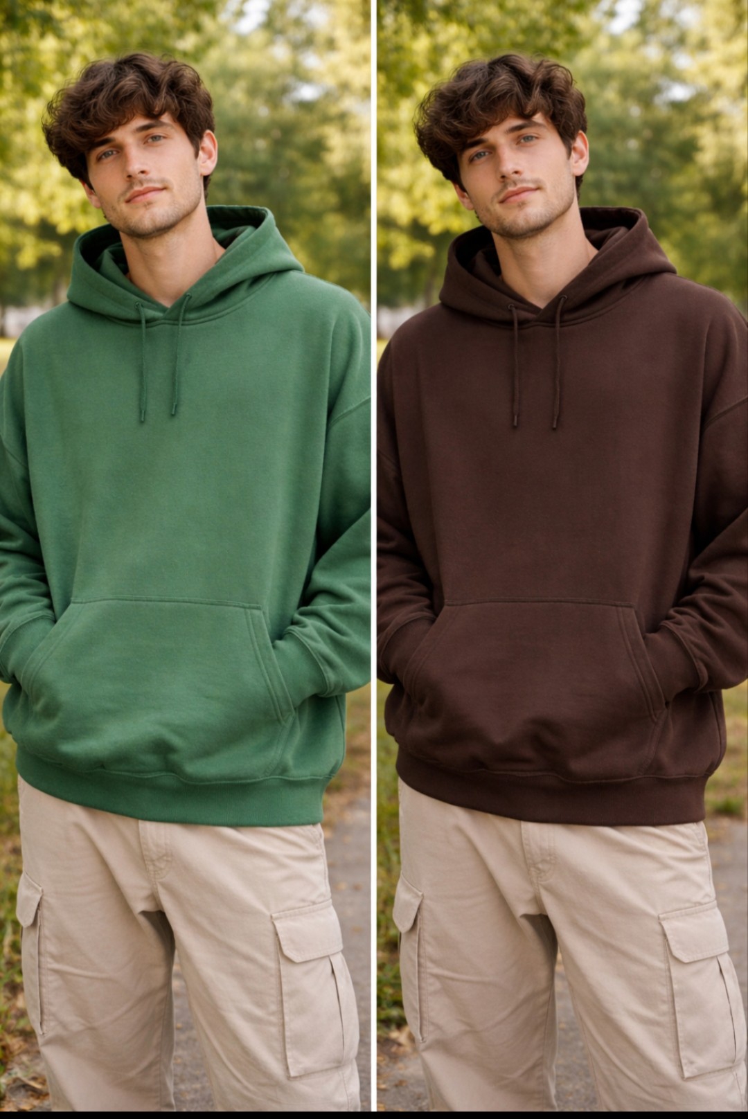Canguro Oversize Friza Premium con Capucha Forrada - Imagen 2