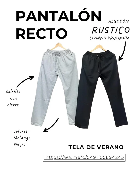 Pantalón Recto