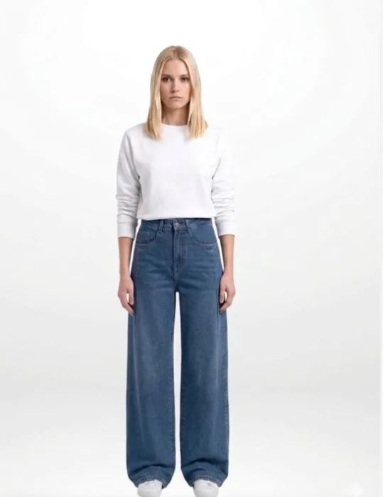 Art 26v151 Jeans Bagy con Detalle Delantero