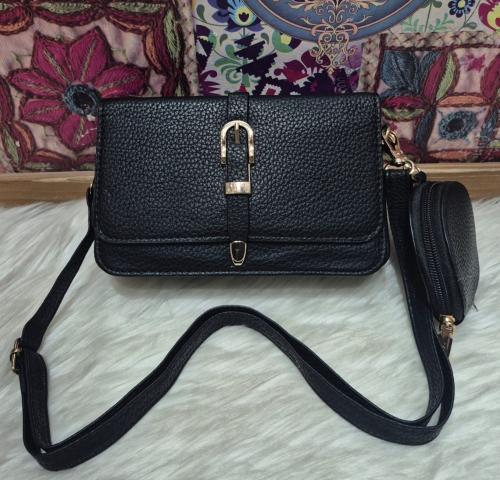Nuevo Ingreso  de Carterita Morral con Monedero de Cuero (pu)