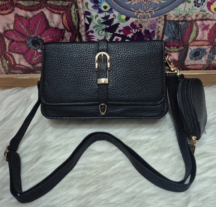 Nuevo Ingreso  de Carterita Morral con Monedero de Cuero (pu)