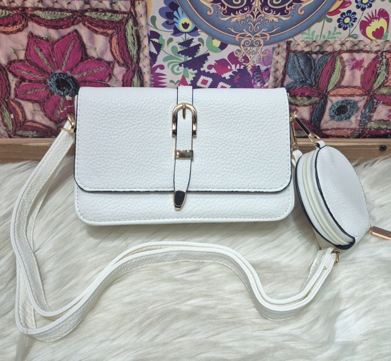 Nuevo Ingreso  de Carterita Morral con Monedero de Cuero (pu) - Imagen 6