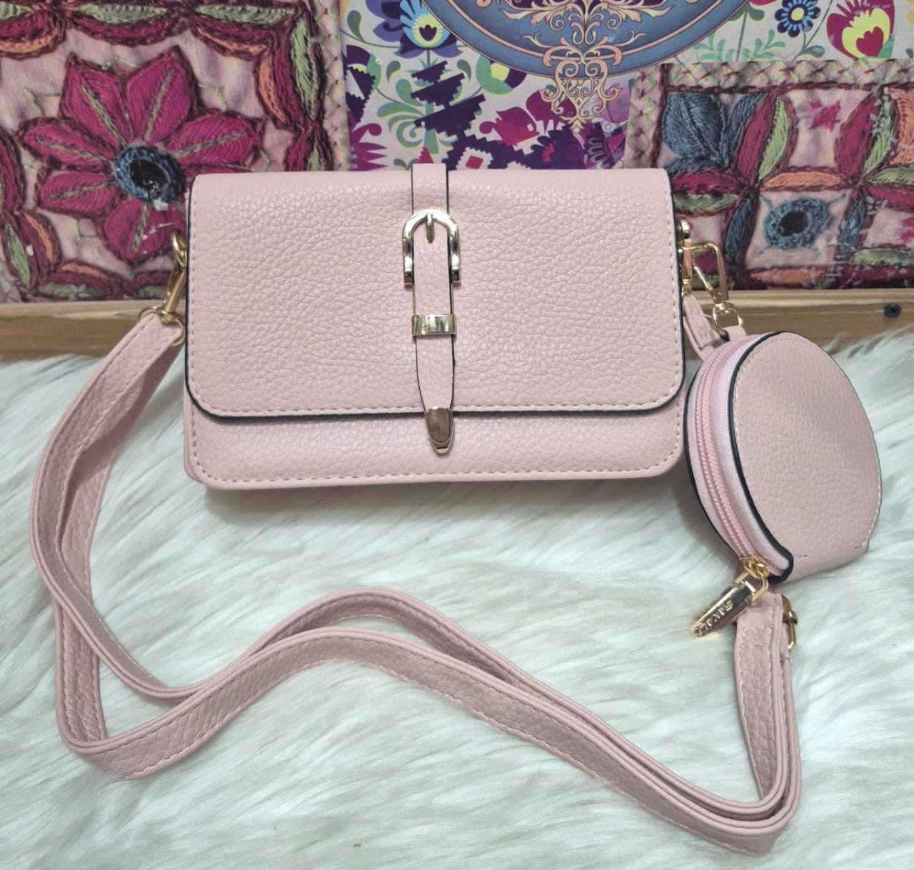 Nuevo Ingreso  de Carterita Morral con Monedero de Cuero (pu) - Imagen 7