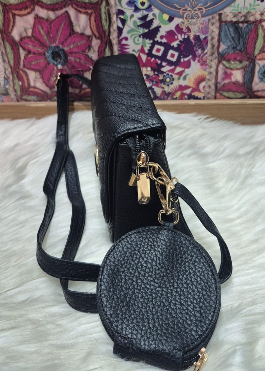 Nuevo Ingreso  de Carterita Morral con Monedero de Cuero (pu) - Imagen 9