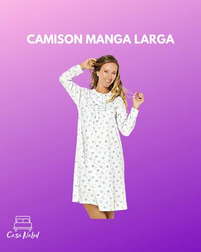 Camison Manga Larga Puro Algodon