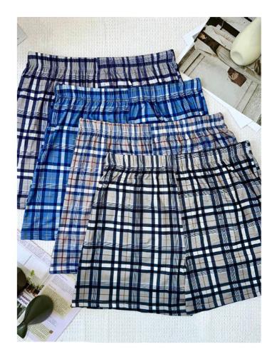Boxer Tela de Camisa Bragueta Puro Algodon - Miniatura 2