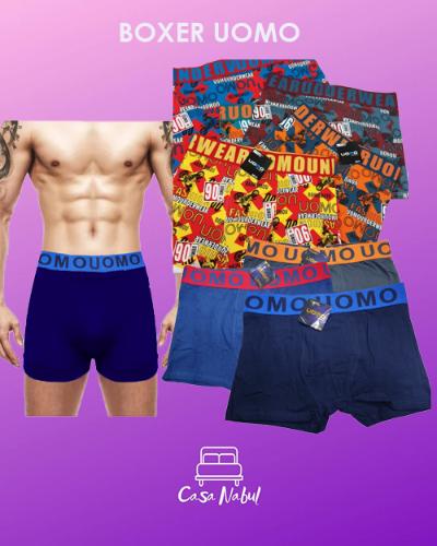 Boxer Uomo Algodon y Lycra