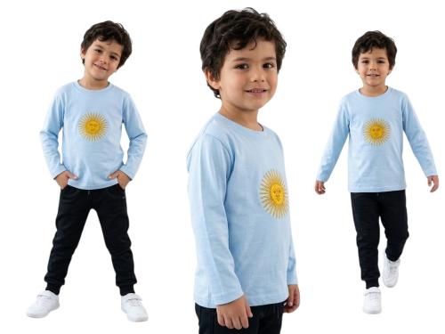 Camiseta Sol de Mayo  Algodón Peinado
