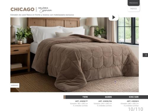Edredon "alcoyana" Linea Chicago