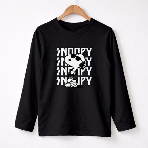 Unisex - Remera Manga Larga Snoopy Rock