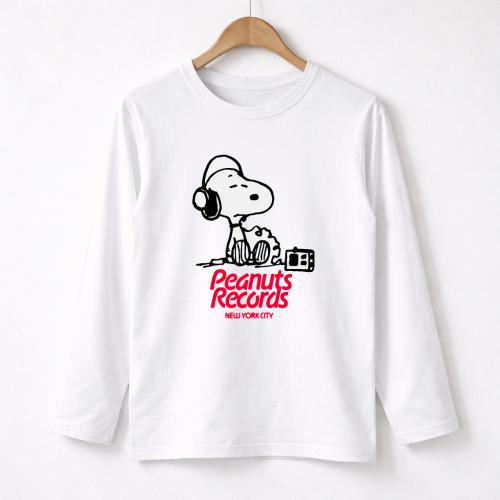 Unisex - Remera Manga Larga Snoopy Records
