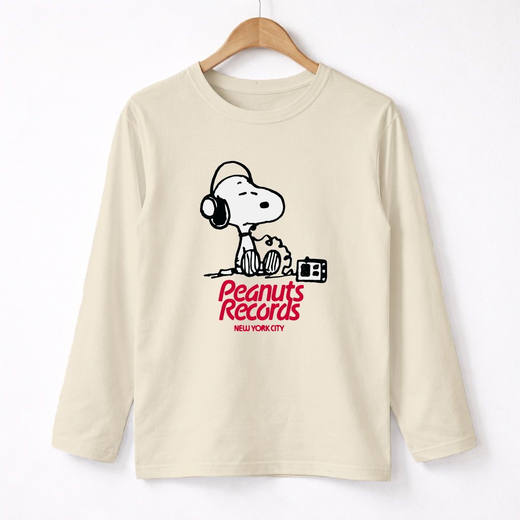 Unisex - Remera Manga Larga Snoopy Records - CAMISETAS%20CLASICAS%20SNOOPY%20RECORDS%20BEIGE.jpg