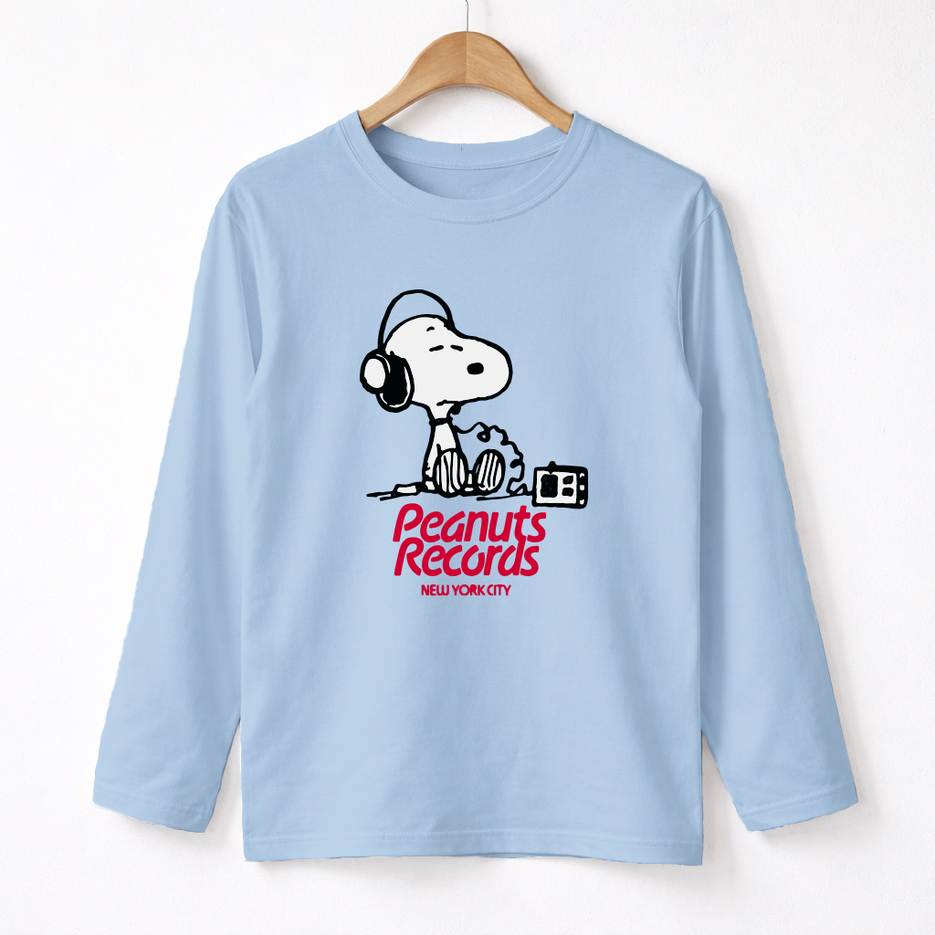 Unisex - Remera Manga Larga Snoopy Records - CAMISETAS%20CLASICAS%20SNOOPY%20RECORDS%20CELESTE.jpg