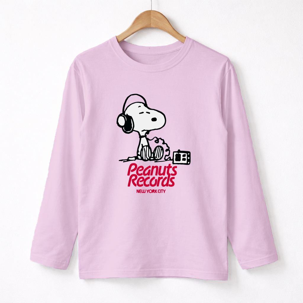 Unisex - Remera Manga Larga Snoopy Records - CAMISETAS%20CLASICAS%20SNOOPY%20RECORDS%20ROSA.jpg