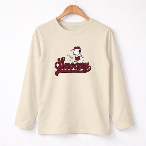 Unisex - Remera Manga Larga Snoopy Baseball