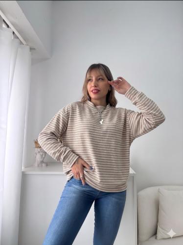Buzo Oversize Rayado