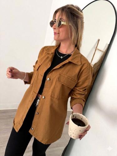 Camisaco Oversize Camel