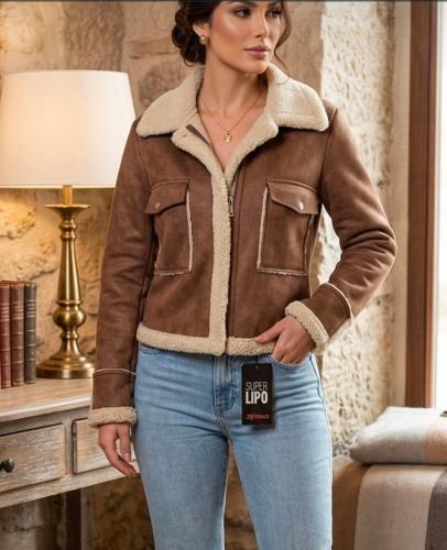 Campera Gamulan con Corderito ( L  )