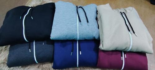 Camperas Jersey con Piel de Hombre - Miniatura 3