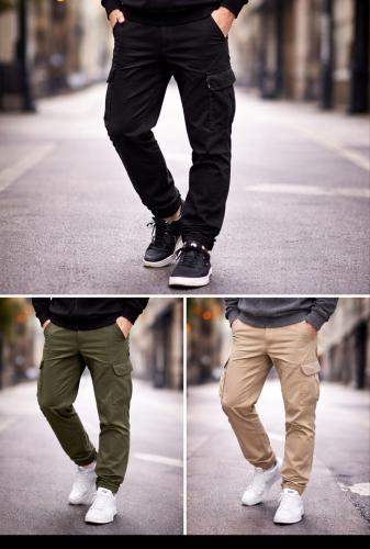 Pantalón Cargo Gabardina Importado
