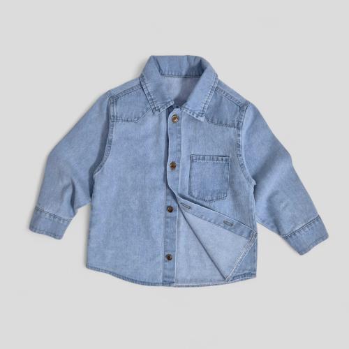 Camisa Recortes Jeans