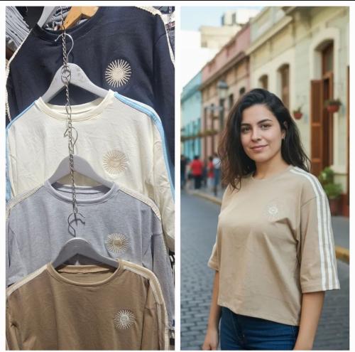 Remera Remera Boxy Boxy Fit Sol de Mayo Argentina