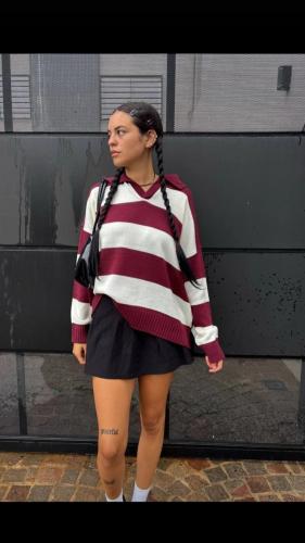 Maxi Chomba Oversize de Hilo - Miniatura 3
