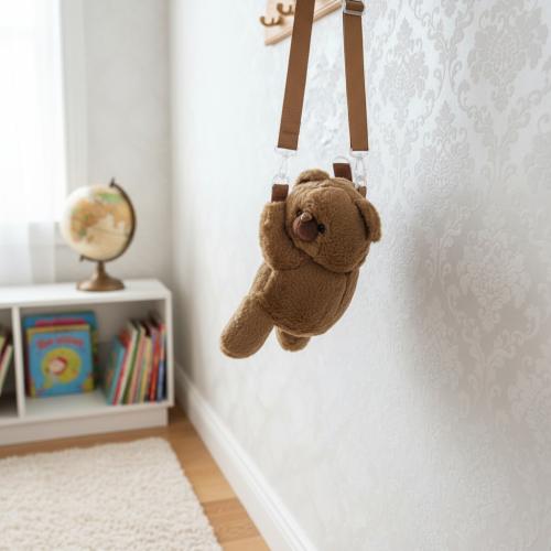 Accesorio Bolsito Osito Peluche Infantiles  Nenas Suave  Calidad Tierno  Moda