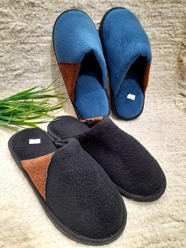 Pantufla Gamuzado  39a44 Hombre  Nacional
